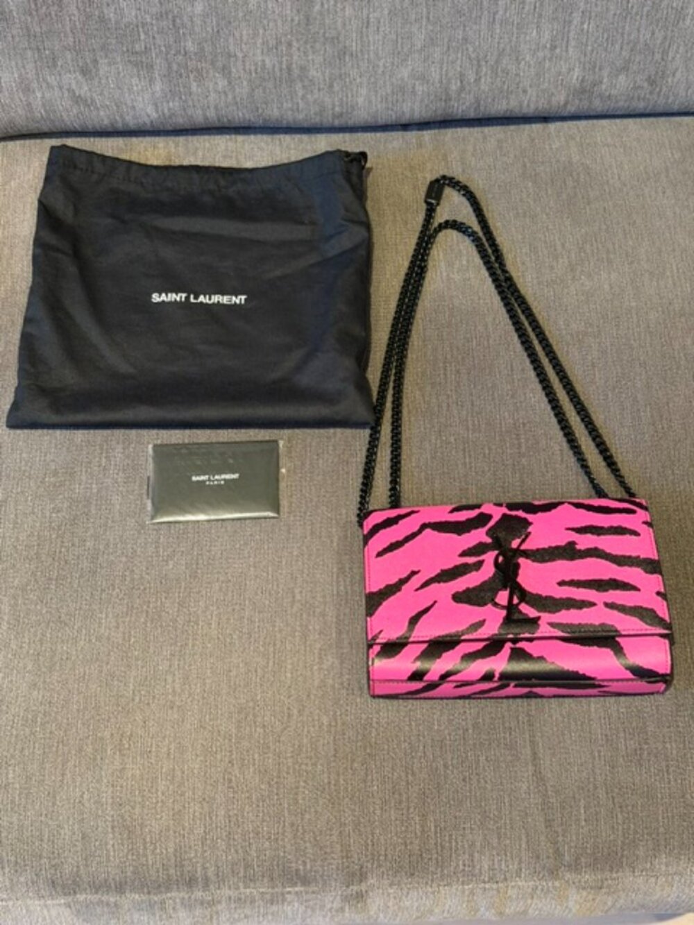 YSL Small Kate Zebra Bag